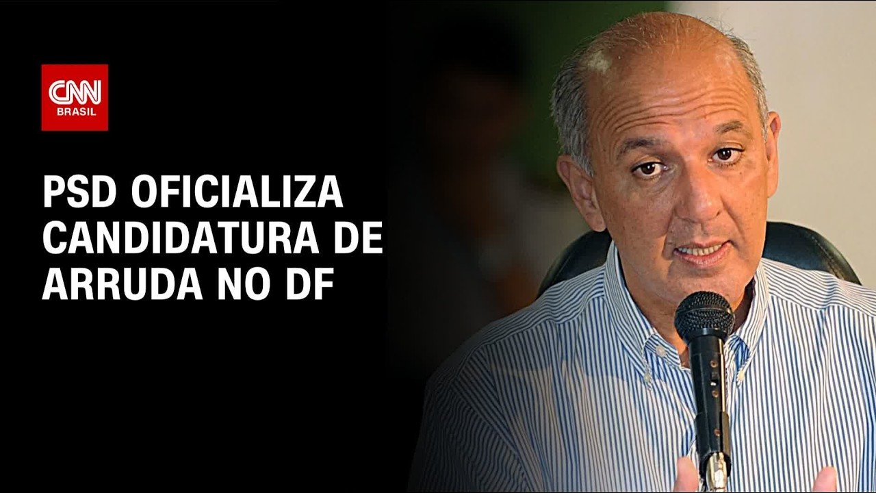 Com Caiado e Kassab, PSD oficializa candidatura de José Arruda no Distrito Federal | AGORA CNN