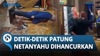 Detik-detik Patung Netanyahu Dihancurkan Aktivis Pro Palestina di Meksiko, Israel MARAH BESAR