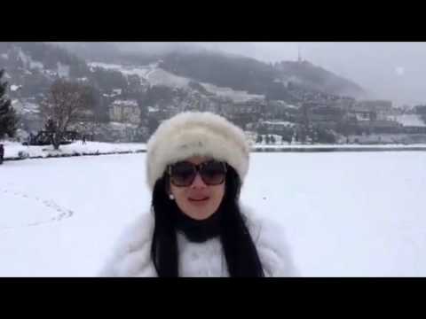 Tahun Baru di Swiss, Syahrini Tetap Glamor