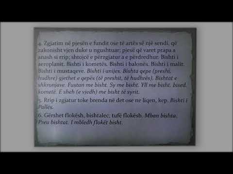 6 01 033 - Java e shtatë - Gjuhë shqipe - Kuptimi leksikor i fjalëve-  kuptimi parësor dhe dytësor