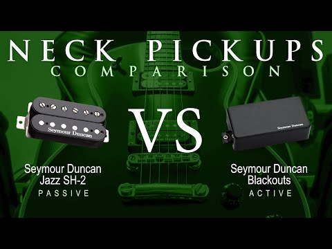 Seymour Duncan JAZZ SH-2 vs BLACKOUTS - Neck Pickup Guitar Tone Comparison Demo