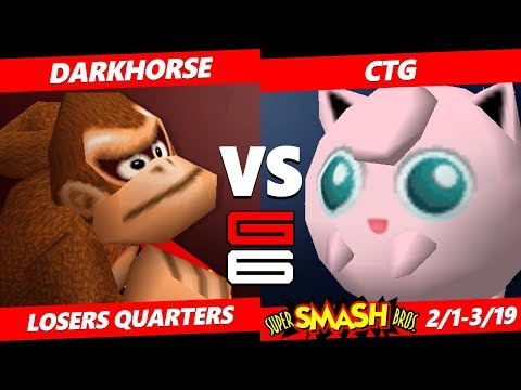 Genesis 6 SSB64 - VGBC | Darkhorse (Donkey Kong, Falcon) Vs. TLOC | CTG (puff, Falcon) Smash 64 GF