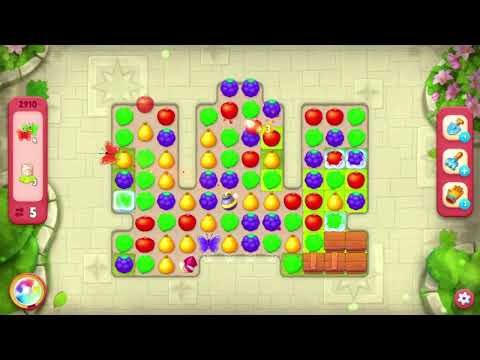 GardenScapes hard level 2910 16 moves no boosters