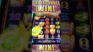 HUGE WIN ON TRIPLE COIN TREASURES!!! #slot #slotscasinogames #gamblinggame #shorts #casino