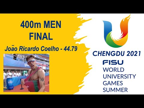 João Ricardo Coelho 🇵🇹 2023 World University Games, Chengdu - 400m Men Final 🥇 44.79s