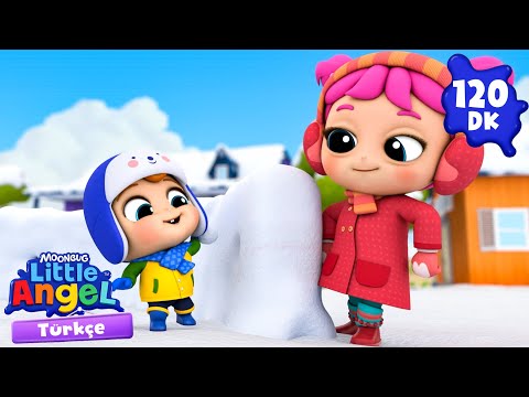 Karda güvenle oynamak! | Eğlenceli ve Öğretici Çocuk Şarkıları | Little Angel Türkçe