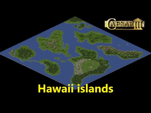 Caesar 3 Augustus - custom map Hawaii Islands by AugustusBoy