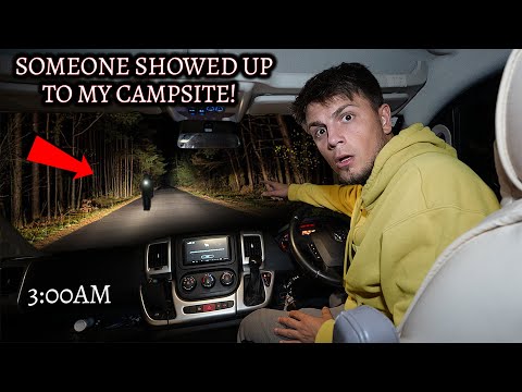 TERRIFYING VAN CAMPING in MURDER FOREST - The Most Scared Ive Ever Been While Camping