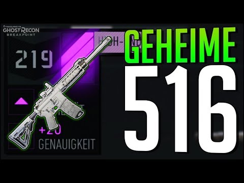 GEHEIME BLAUPAUSE - Ghost Recon Breakpoint Sturmgewehr 516 Blaupause Tipps deutsch