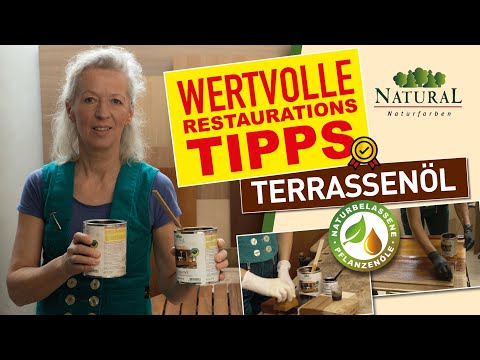 MELANIE KIRCHLECHNER - NATURAL TERRASSENÖL - weitere Anwendungen - ERFAHRUNG MIT HOLZ RESTAURATION