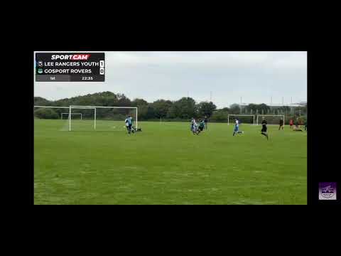 Ryan Hathaway equalises in the game vs Lee Rangers Youth