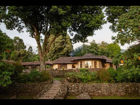 Flyingover Mount Gahinga Lodge