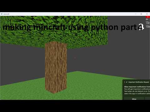 Making Minecraft Using Python Part 4