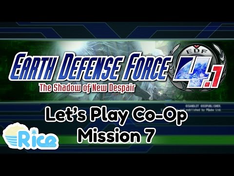 Let's Play Earth Defense Force 4.1 (Co-Op) - Mission 7: Eruption