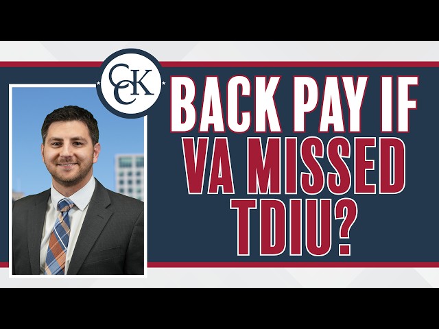 VA Must Mention Total Disability for Unemployability Eligibility (Can Be Back Pay If Not)