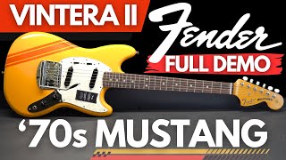 Video thumbnail for Fender Vintera II '70s MUSTANG Full Demo by Play and Trade Guitars
