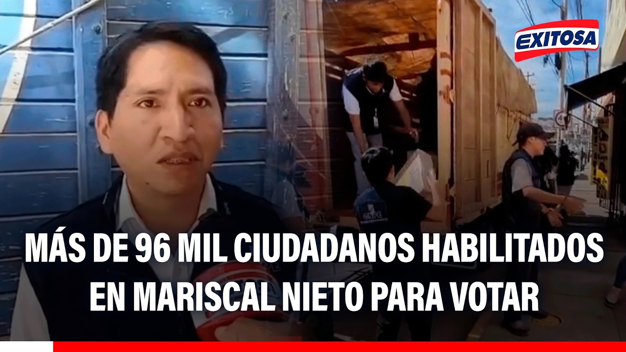 🔴🔵 Más de 96 mil ciudadanos habilitados en Mariscal Nieto para votar en las elecciones