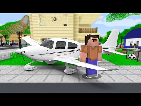 NOOB'A YENİ UÇAK ALDIK! ✈️ - Minecraft