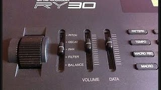 Video thumbnail for Yamaha RY30 drum machine menus and basics by IanCanefire