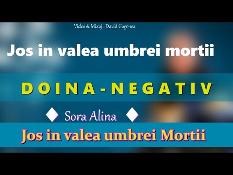 Jos in valea umbrei mortii - N E G A T I V  (  D O I N A  )  Official audio