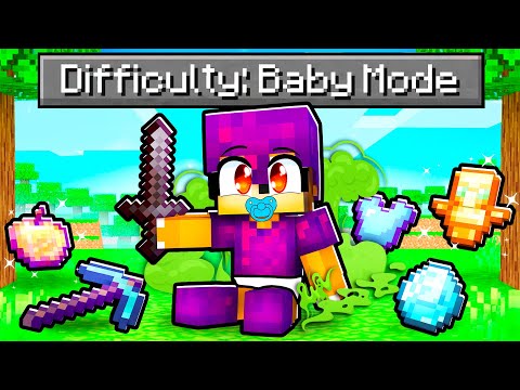 Insane Minecraft Baby Mode Madness!