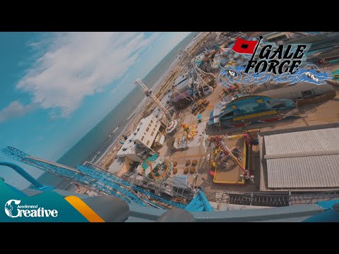 On-ride point of view of GaleForce