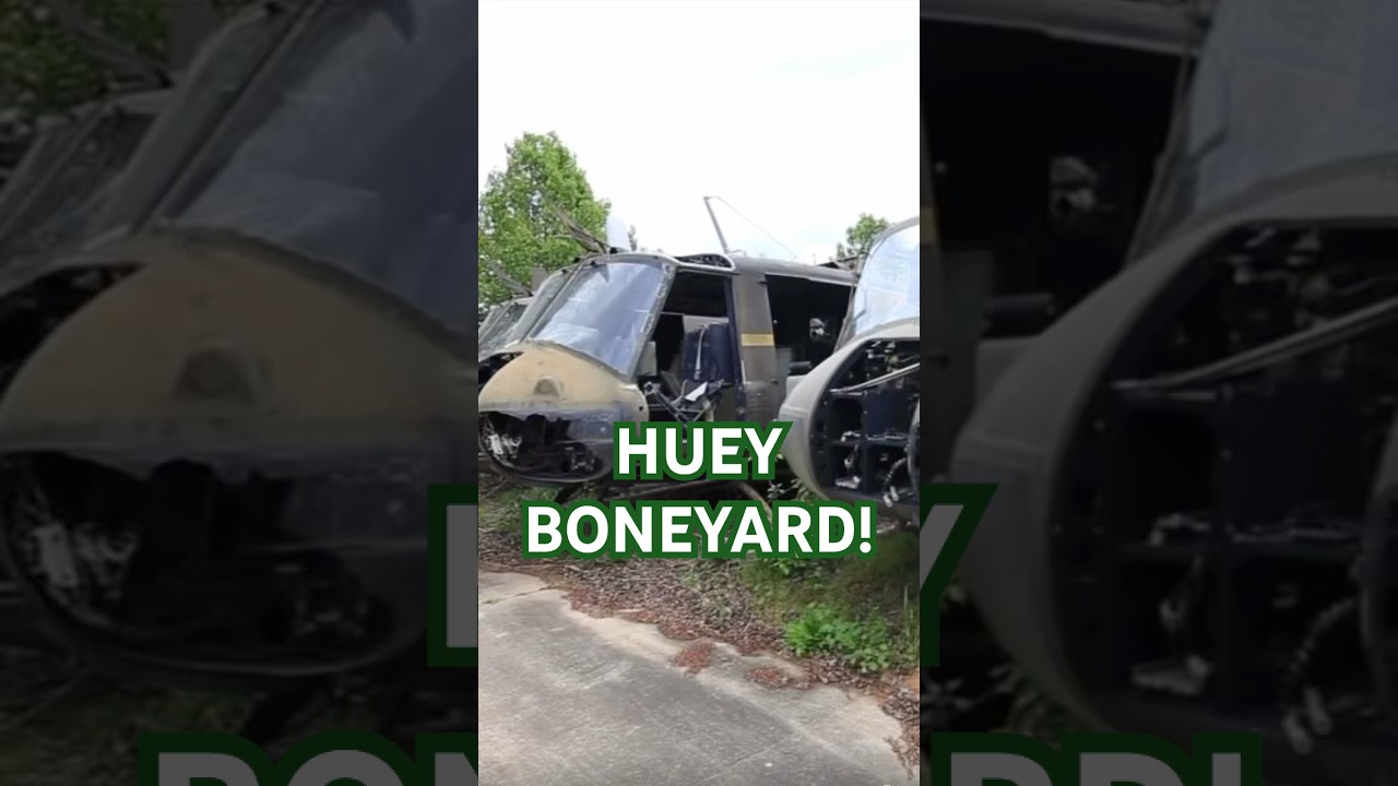 Huey BONEYARD @ Army Aviation Heritage Foundation