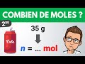 Calculer le nombre de molécules et de moles | Seconde | Physique-Chimie