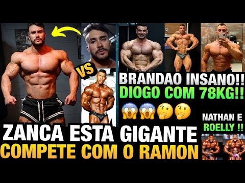 ZANCA ENORME E VAI COMPETIR CONTRA RAMON - BRANDÃO CADA VEZ MELHOR - DIOGO COM APENAS 78KG E MAIS