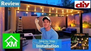 How To Install Outdoor Smart String Lights-Warm White String Lights-XMCOSY+