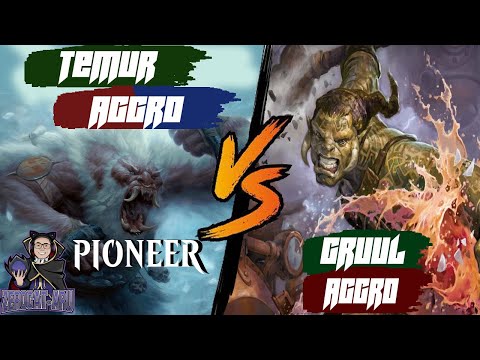 Temur Aggro vs Gruul Aggro MTG Pioneer