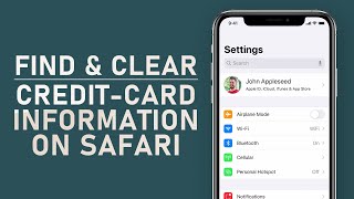 How To Find & Delete Saved Credit Cards for Safari on iPhone