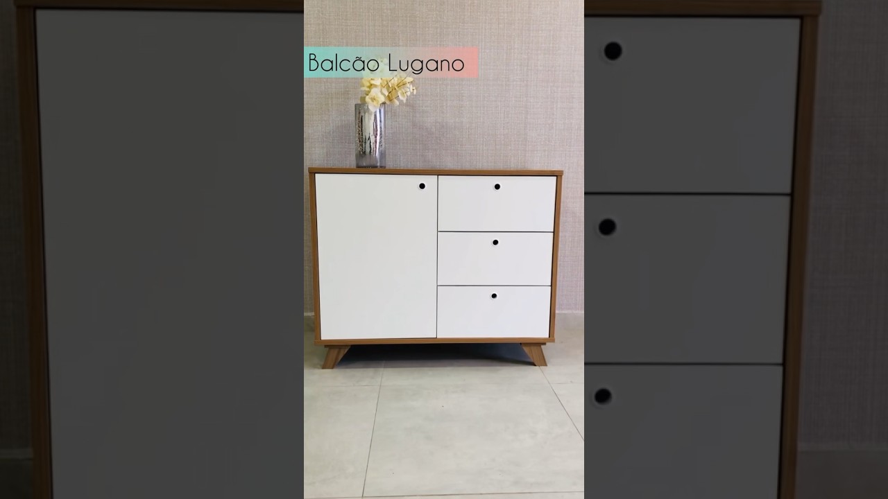 Thumbnail do vídeo - Balcão Lugano - Olmo/Branco