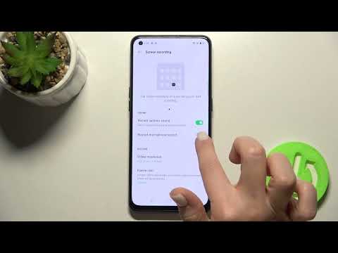 How to Pick Different Sound Source for Screen Recordings in OPPO Reno 5 Lite – Access Screen Record