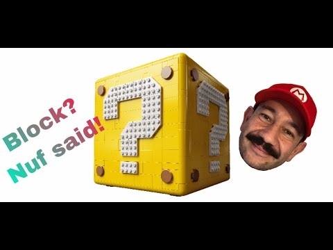 Lego Super Mario 64 Question Mark Block Review