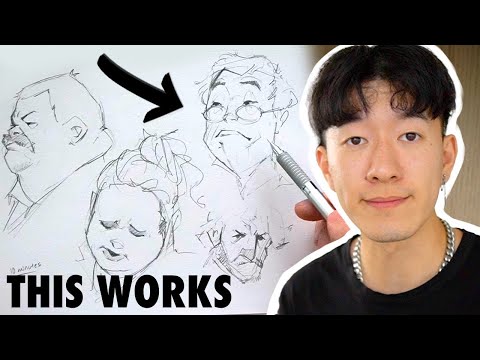 How I Practice Drawing FACES (Beginner Friendly)