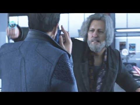 Hank Beats Up FBI Agent Perkins - Detroit Become Human