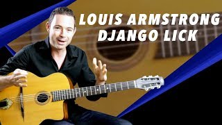 Louis Armstrong Inspired Django Lick - Gypsy Jazz Guitar Secrets Lesson