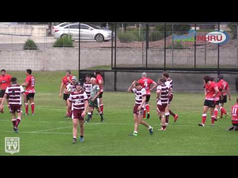 2017 NHRU Round 8 Premier 2 Highlights - Newcastle University Vs Singleton Bulls