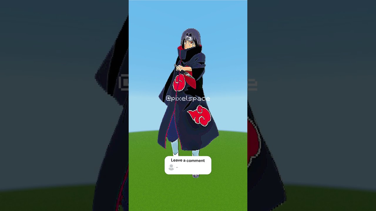 Akatsuki Threat in Pixel Art | Konan, Hinata, Sakura & Itachi