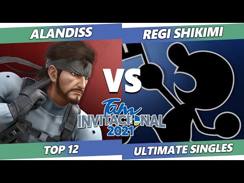 Tam Invitational 2021 Top 12 - AlanDiss (Snake) Vs. Regi Shikimi (Game & Watch) SSBU Ultimate