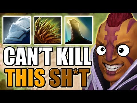 SUPER TANK! [Ultra Fat Night Stalker with Bristleback + Armor + Reincarnation] Dota 2 Ability Draft