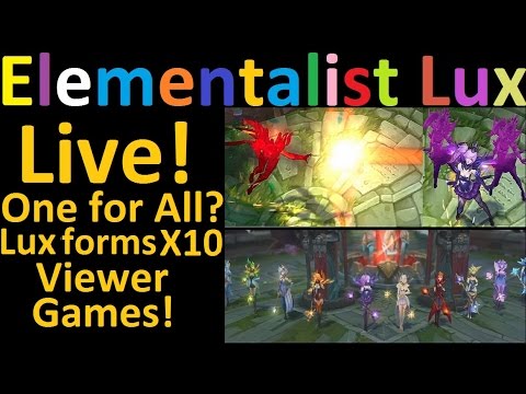 Elementalist Lux Live - One for All with All 10 Luxs at Once?!