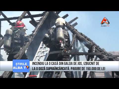 Incendiu la o casa din Galda de Jos! Pagube de 150 000 de lei!