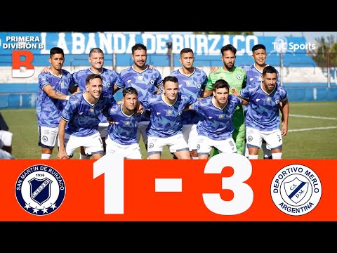 San Martín (B) 1-3 Deportivo Merlo | Primera División B | Fecha 21 (Clausura)