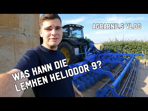 Was kann die LEMKEN Heliodor 9 Kurzscheibenegge? | AgrarNils Vlog