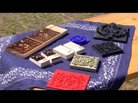 Blaudruck-Workshop in Jänschwalde