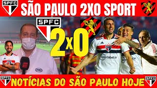 SPFC HOJE| SO PAULO 2X0 SPORT - DOMINGO DE ALVIO| 
