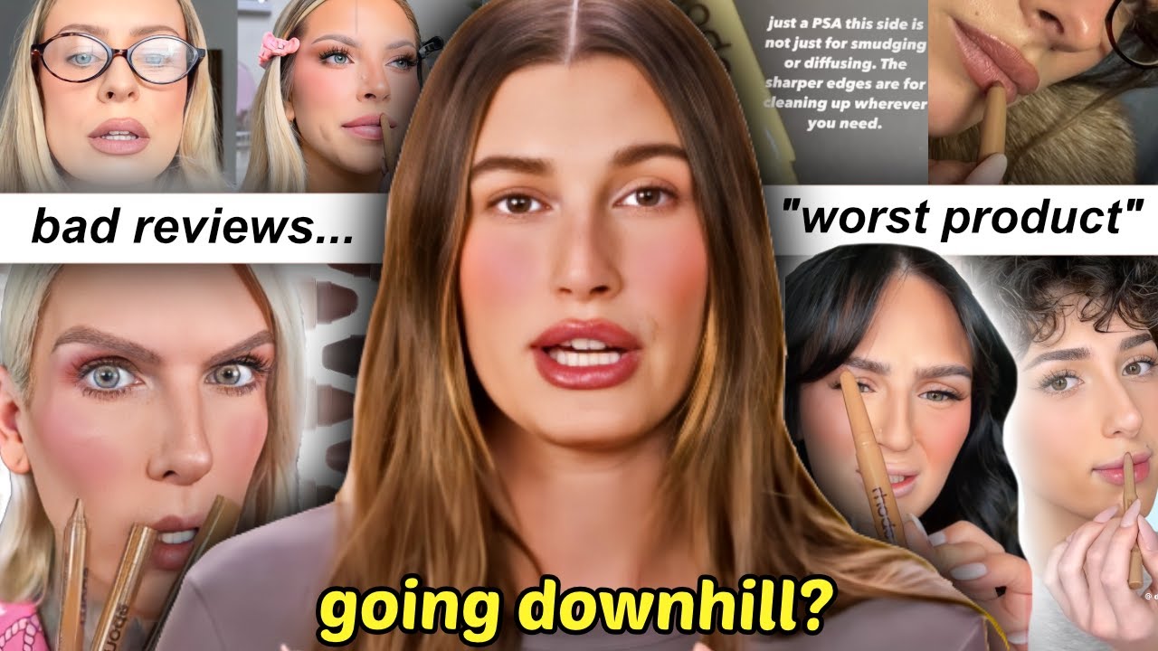 Hailey Bieber’s brand is in TROUBLE...(influencers drag Rhode)