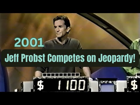 Jeff Probst Plays Jeopardy! How does he do? (2001) Full Episode.